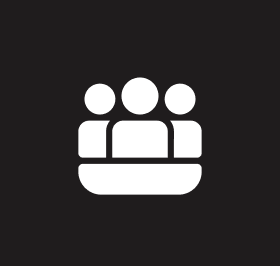 Frame 1321314635-2 Group icon on black background.
