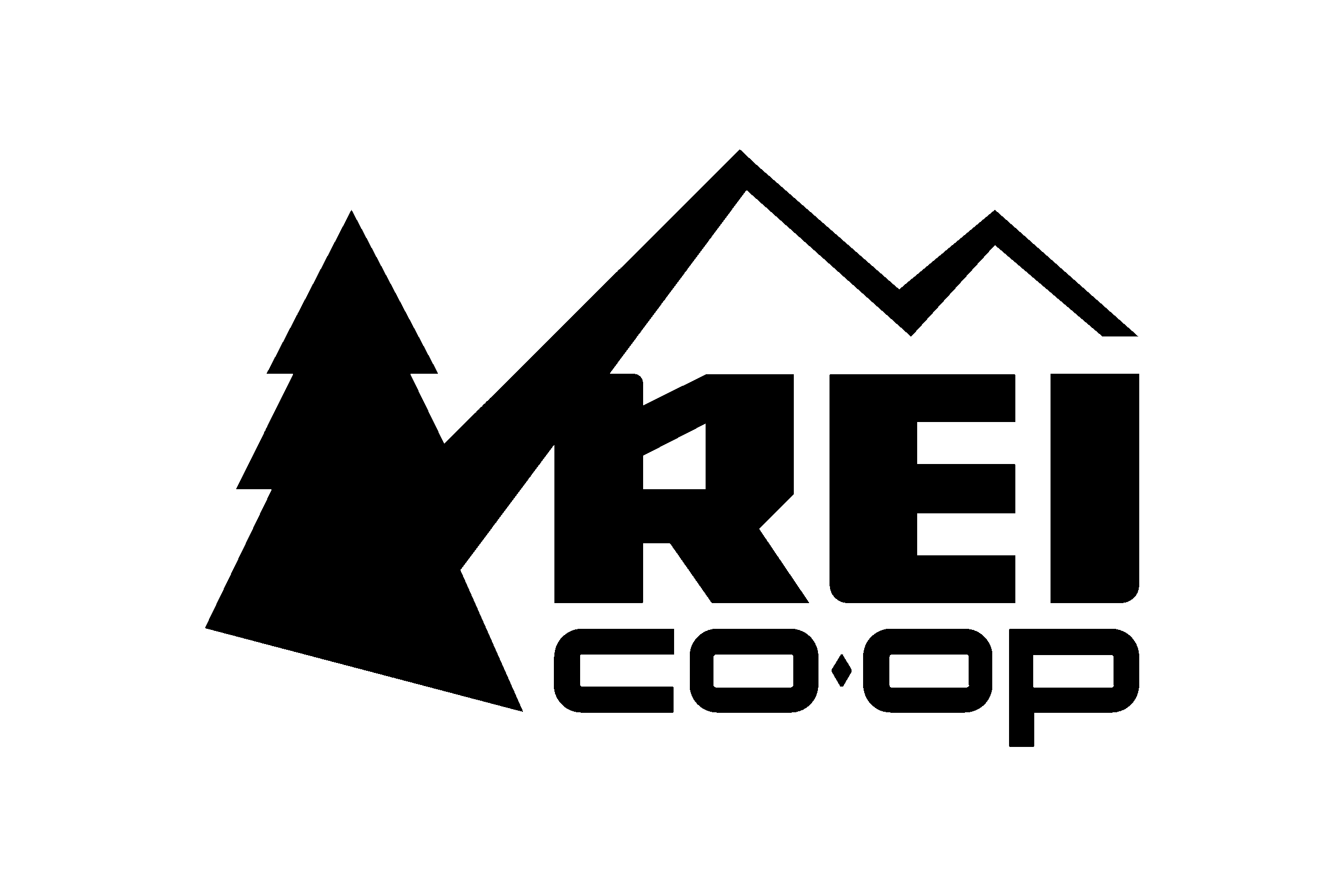 Recreational_Equipment,_Inc.-Logo.wine A black and white logo of rei co-op.